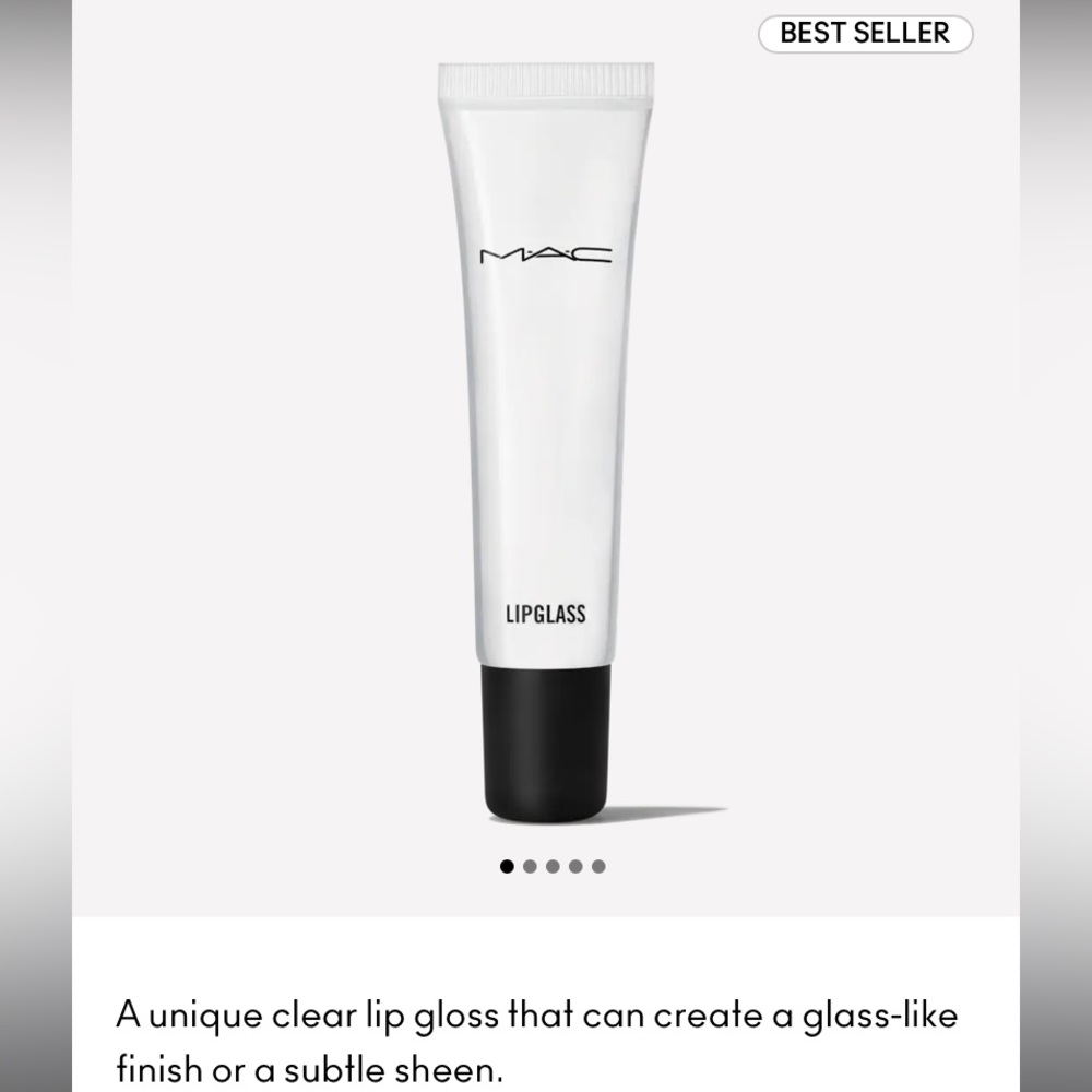 NWT MAC Lipglass Lip Gloss Clear